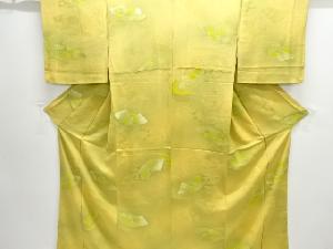 地紙に楓模様小紋着物